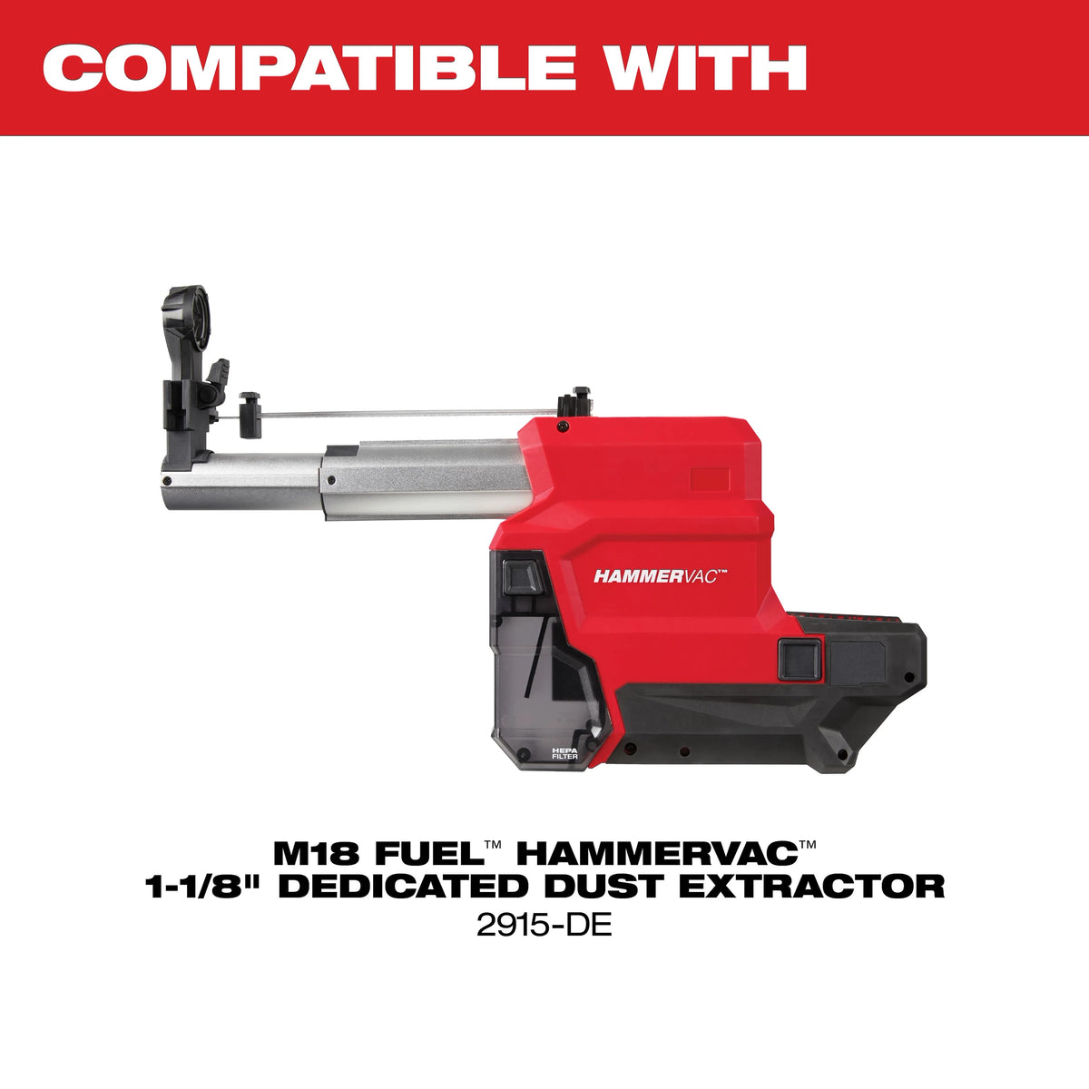 Milwaukee M18 Fuel 1-1/8" Sds Plus Rotary Hammer - One-Key