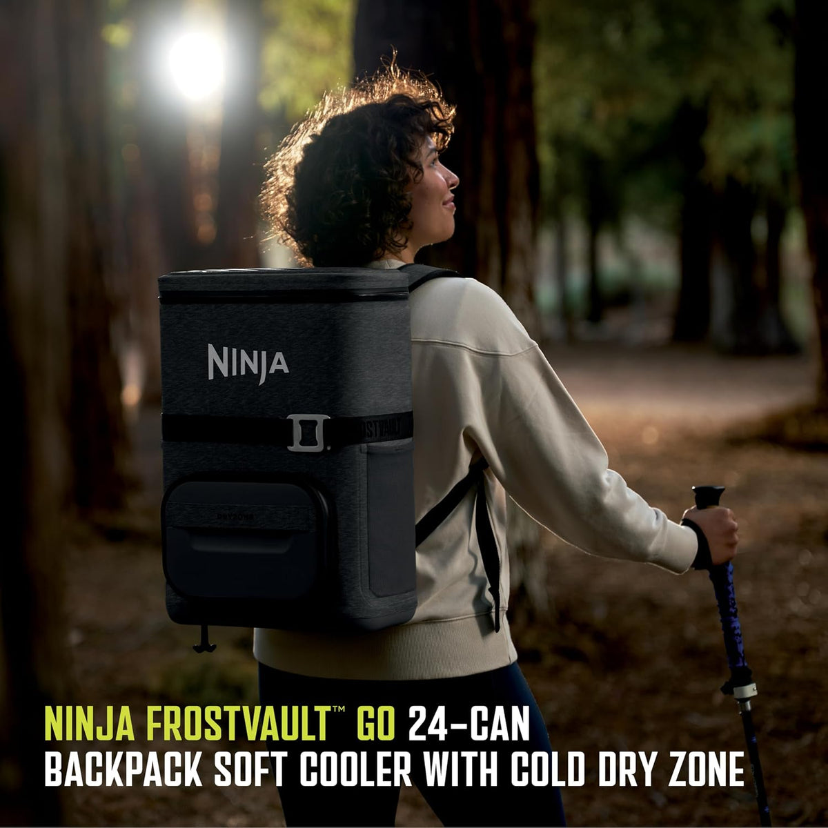 Ninja Outdoor Frost Vault Go 24 Backpack Soft Cooler - Charcoal Gray