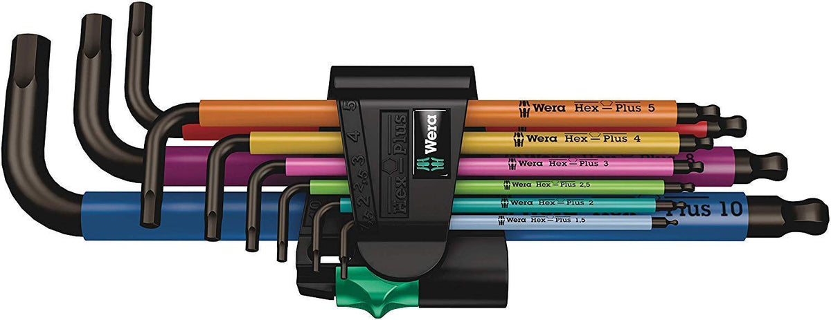 Wera 950 SPKL/9 SM Set of bent male keys metric system