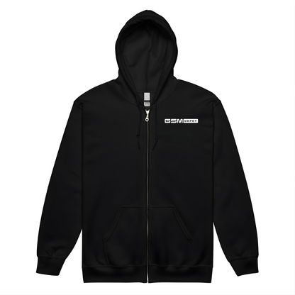 Unisex Zipper Fleece Hoodie - GSM Logo