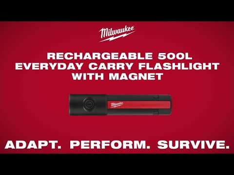 Milwaukee Electric 500L Carry Flashlight with Magnet Racharge
