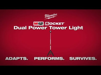 M12 ROCKET Dual Power Tower Light