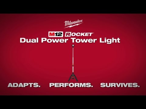 M12 ROCKET Dual Power Tower Light
